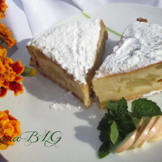 Рецепт яблок в креме