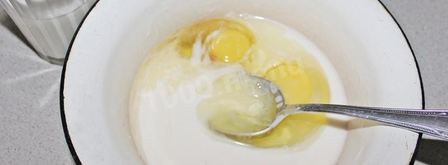 заварной крем для медового торта. Шаг 2