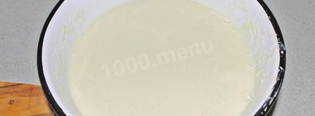 заварной крем для медового торта. Шаг 5