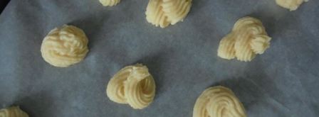 заварные булочки с печеноным кремом. Шаг 2