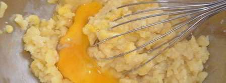 заварные колечки с творожным кремом. Шаг 4