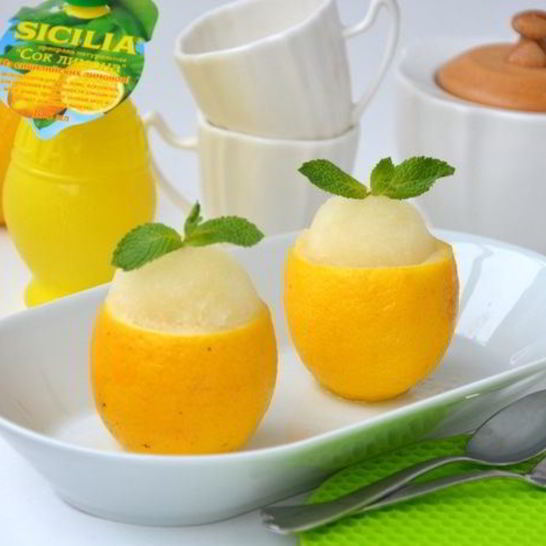 Рецепт лимонного сорбета