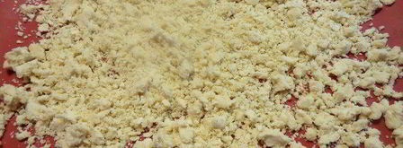 лососевый крамбль под сметанно-укропным соусом. Шаг 2