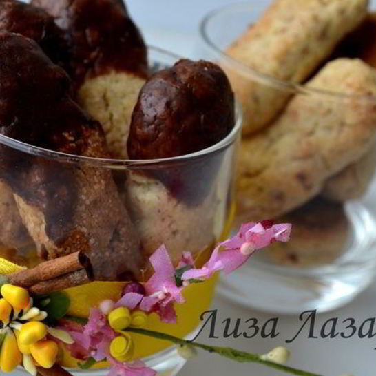 Рецепт миндально-шоколадных пальчики fingers