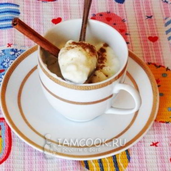 Рецепт молочного пудинга