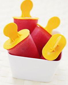 Арбузное мороженое с клубникой