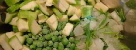 блюда из мороженого горошка. Шаг 3