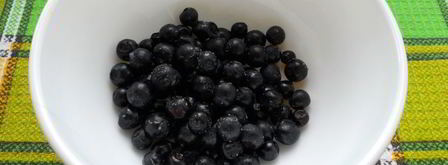 черничное мороженое с лимонной цедрой. Шаг 3