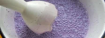 черничное мороженое с лимонной цедрой. Шаг 5