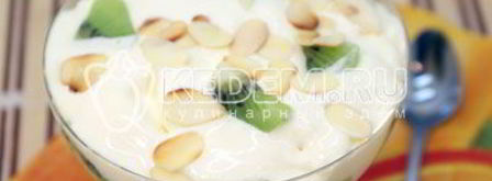 десерт из мороженого киви. Шаг 5