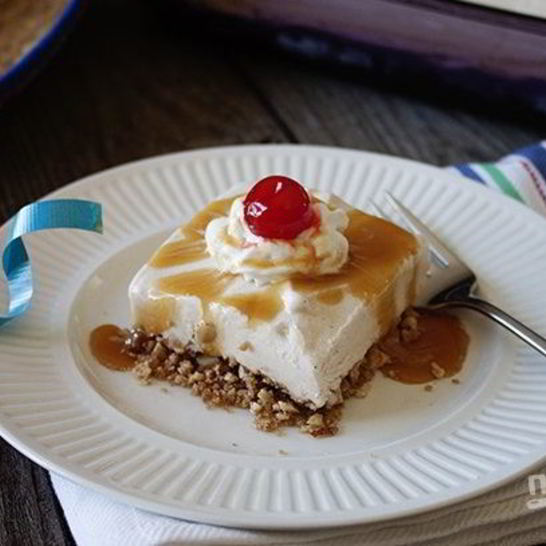 Рецепт десерта из мороженого с корицей