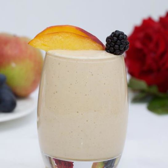 Рецепт десерта-коктейля из мороженого и печеных яблок