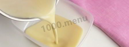 домашнее мороженое без сливок с клубничным соусом. Шаг 4