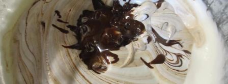 домашнее мороженое с шоколадом. Шаг 8