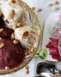 Фруктово-рисовое мороженое