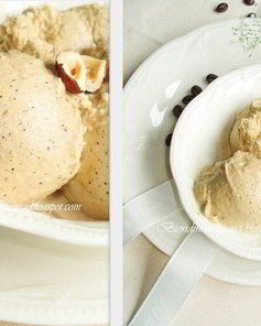 Кофейное мороженое с фундуком