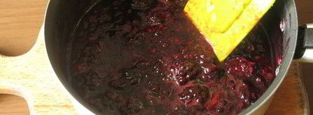 кокосовое мороженое с ежевикой. Шаг 3