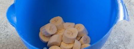 мороженое из банана и клубники. Шаг 3