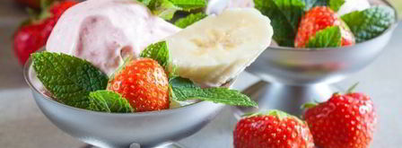 мороженое из банана и клубники. Шаг 8