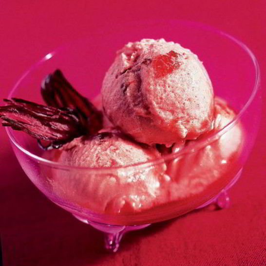 Рецепт мороженого клубника-каркаде