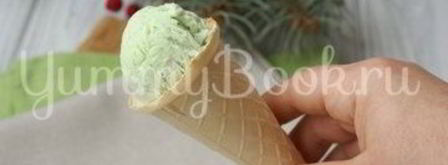 мороженое с чаем матча. Шаг 8