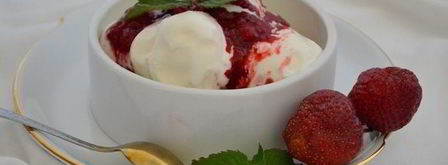 мороженое с клубникой и малиной. Шаг 5