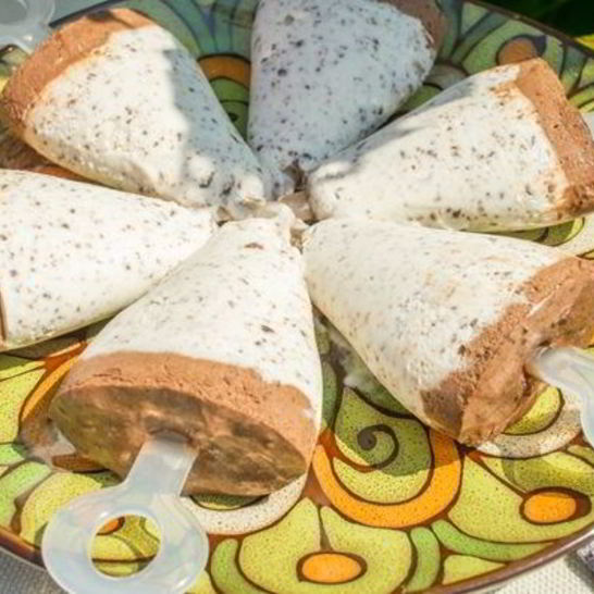 Рецепт мороженого с шоколадной крошкой