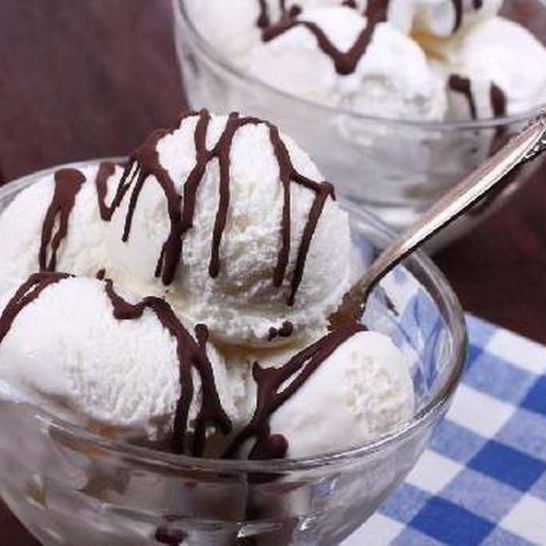 Рецепт мороженого с шоколадныма узорома