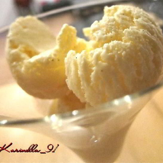 Рецепт мороженого ванильного