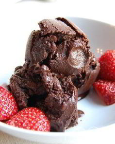 Постное шоколадное мороженое