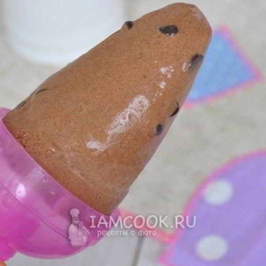 Рецепт шоколадного мороженого с дропсами
