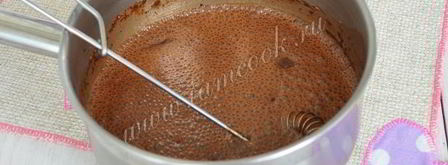 шоколадное мороженое с дропсами. Шаг 3