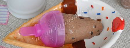 шоколадное мороженое с дропсами. Шаг 11