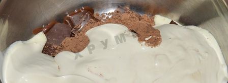 шоколадное мороженое с орехами в блендере. Шаг 2