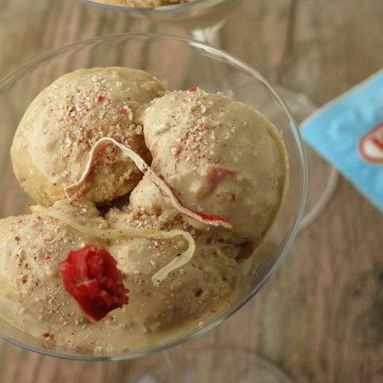 Рецепт соленого мороженого с крабовыми палочками