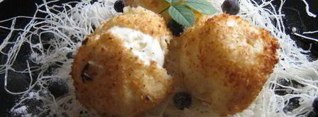 жареное мороженое с фунчезой. Шаг 7