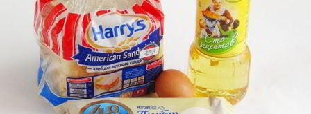 жареное мороженое в тостовом хлебе. Шаг 3