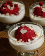 Йогуртовый мусс с гранитой