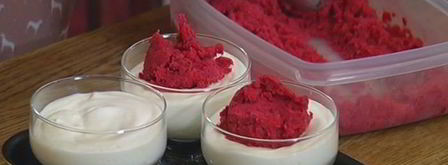 йогуртовый мусс с гранитой. Шаг 12