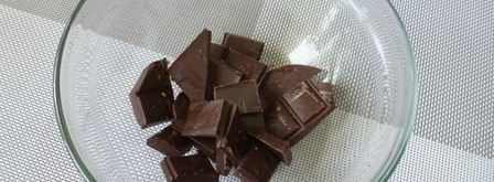 крем-мусс из шоколада и воды. Шаг 2