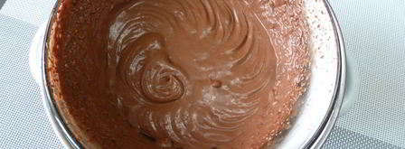 крем-мусс из шоколада и воды. Шаг 4