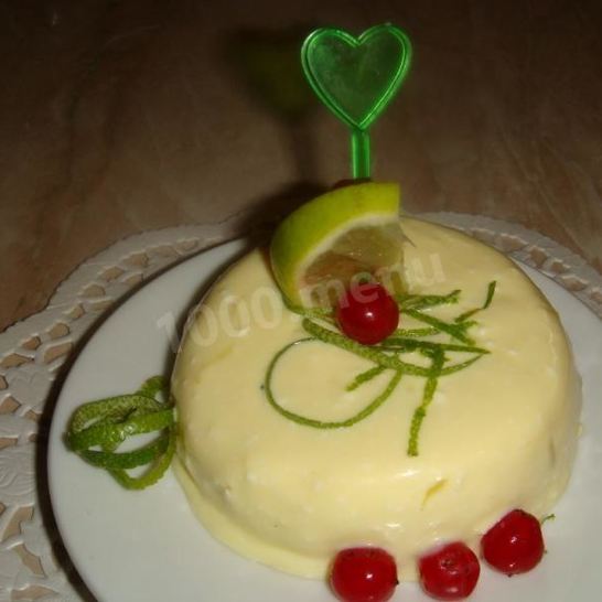 Рецепт лаймового мусса