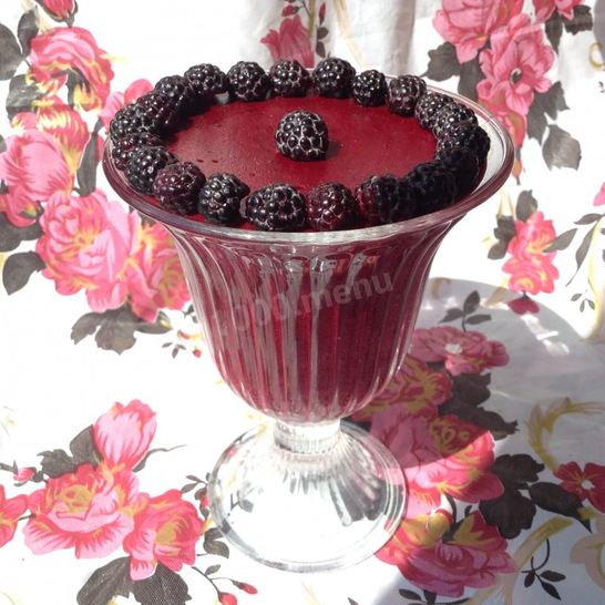 Рецепт мусса из ежевики