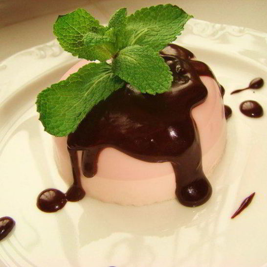 Рецепт мусса с шоколадным соусом