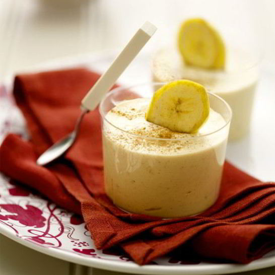 Рецепт нежного бананового мусса