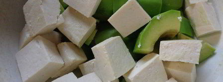 нежный мусс из авокадо с тофу. Шаг 4