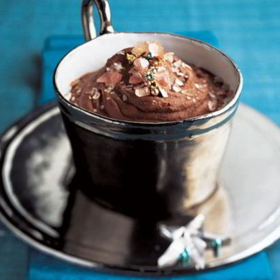 Рецепт шоколадна-ванильного мусс