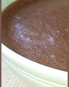 Шоколадный мусс со сливочным маслом