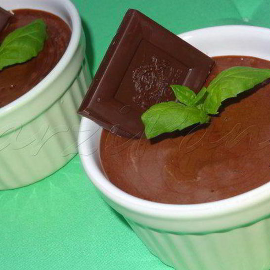 Рецепт шоколадного велюрового мусса