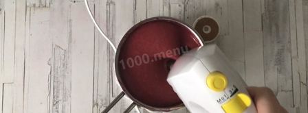 ягодный мусс с ежевикой и клюквой. Шаг 6